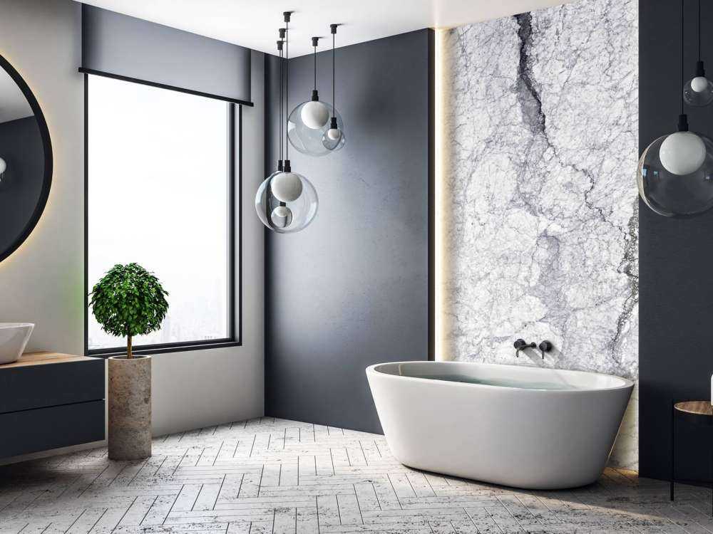 Czarno-biały marmur