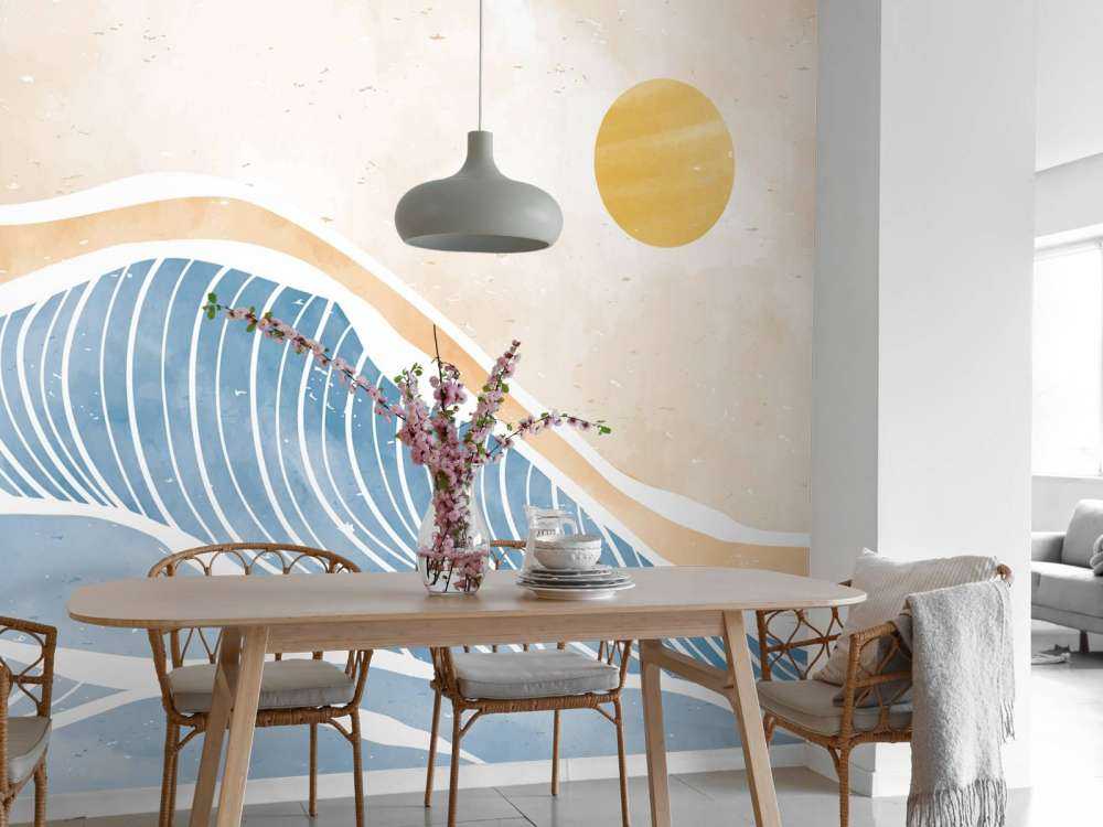 Niebieskie fale dla słońca