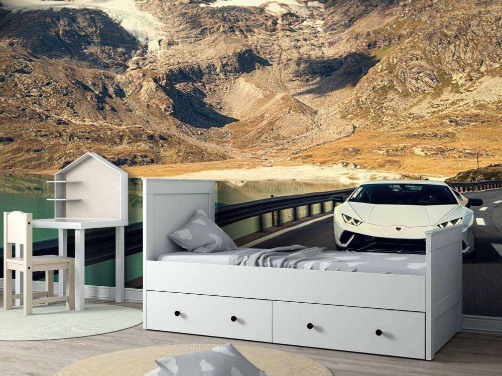 Lamborghini Huracán w górach