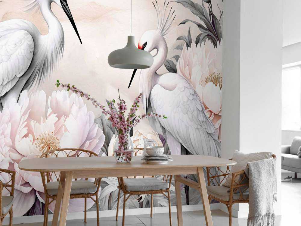 Bociany Romantyczne Różowe