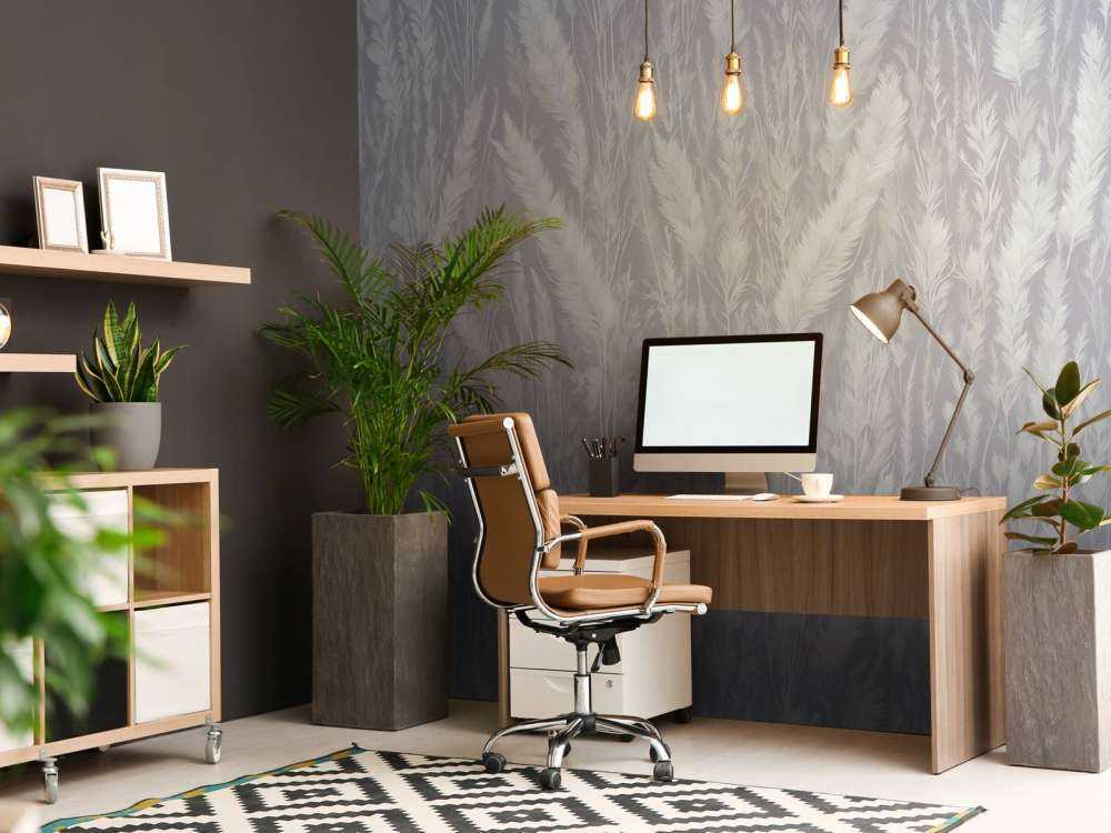 Ściana traw polowych - niebieska