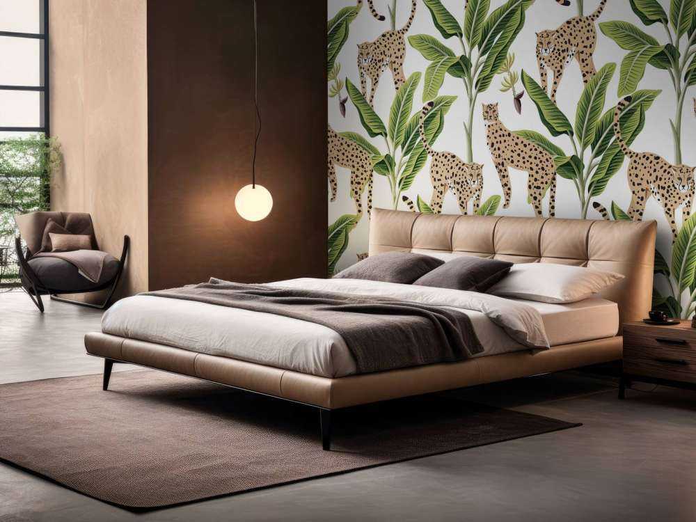 Gepard między drzewami