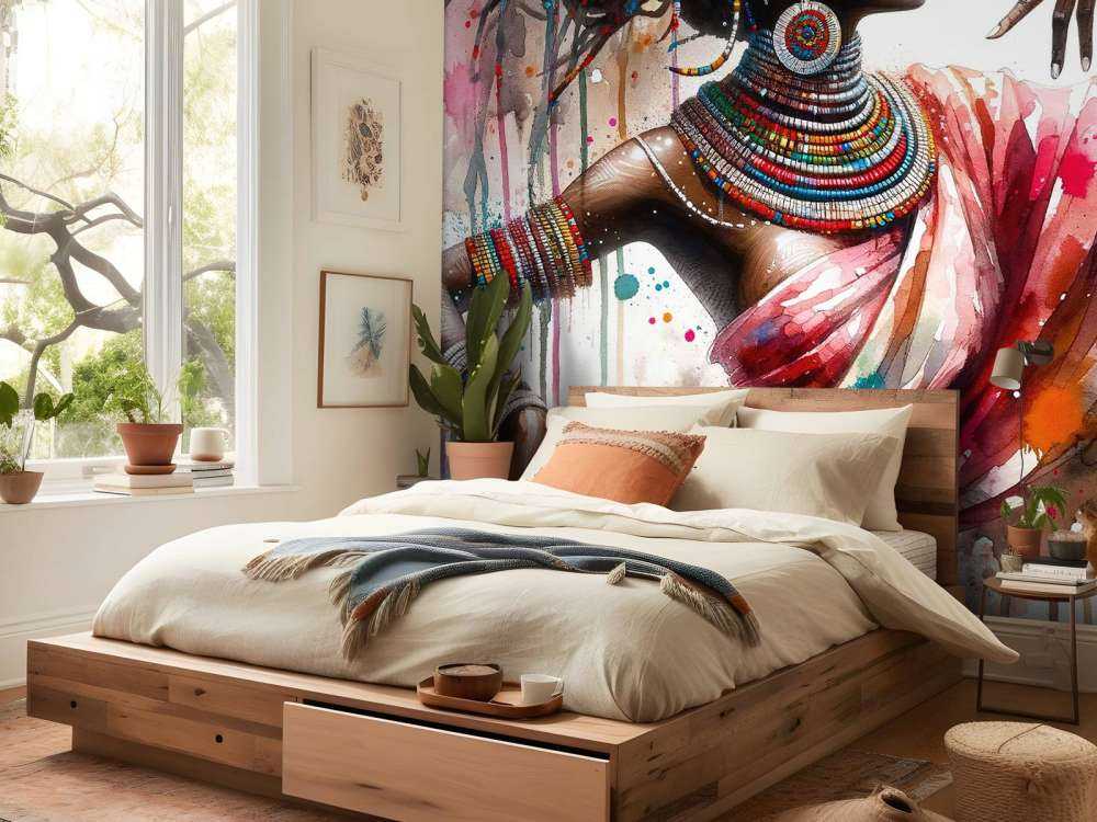 Akwaforta afrykańska tancerka