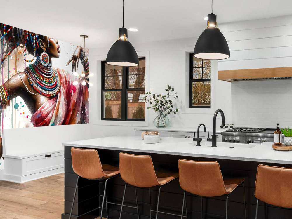 Akwaforta afrykańska tancerka