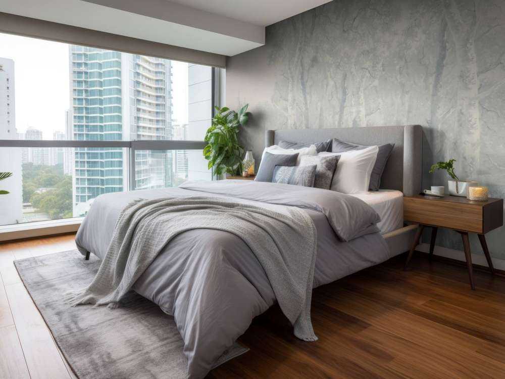 Krajobraz leśny Niebieskie Panorama