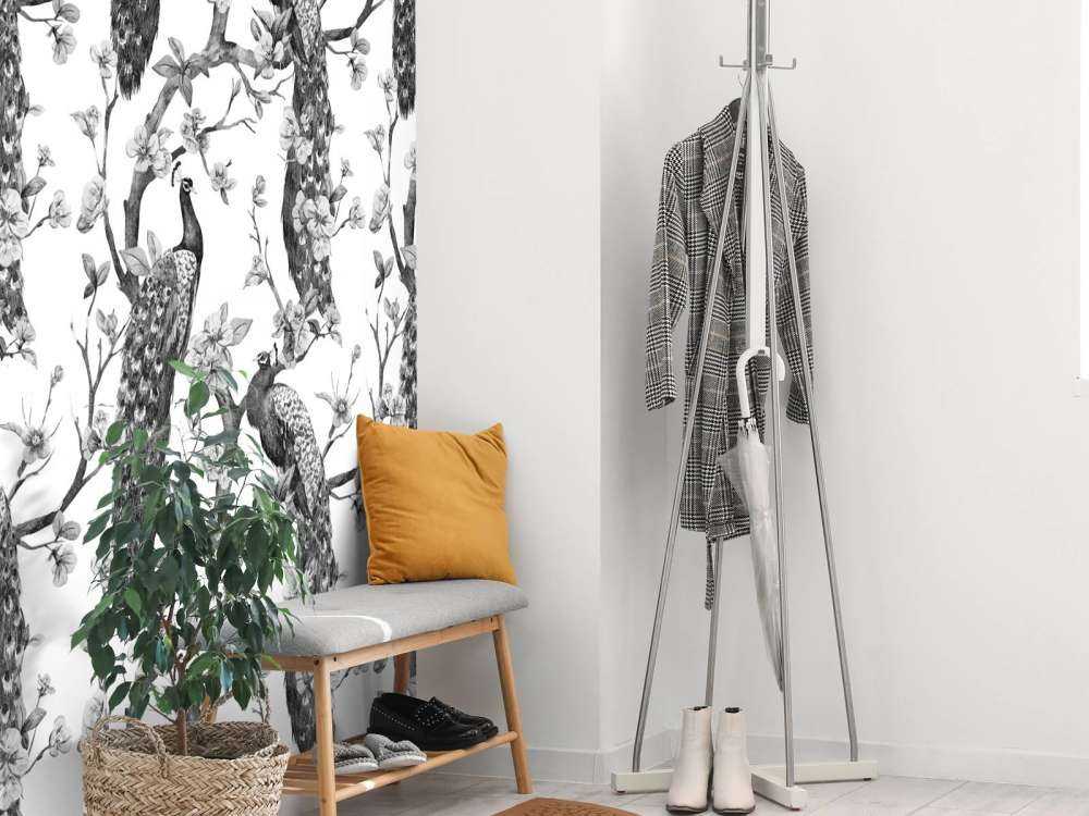 Monochromatyczna Wspaniałość Pawia