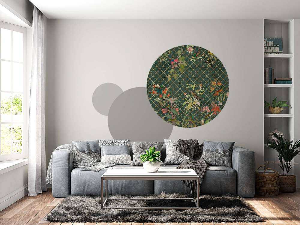 Elegancja dżungli z złotem