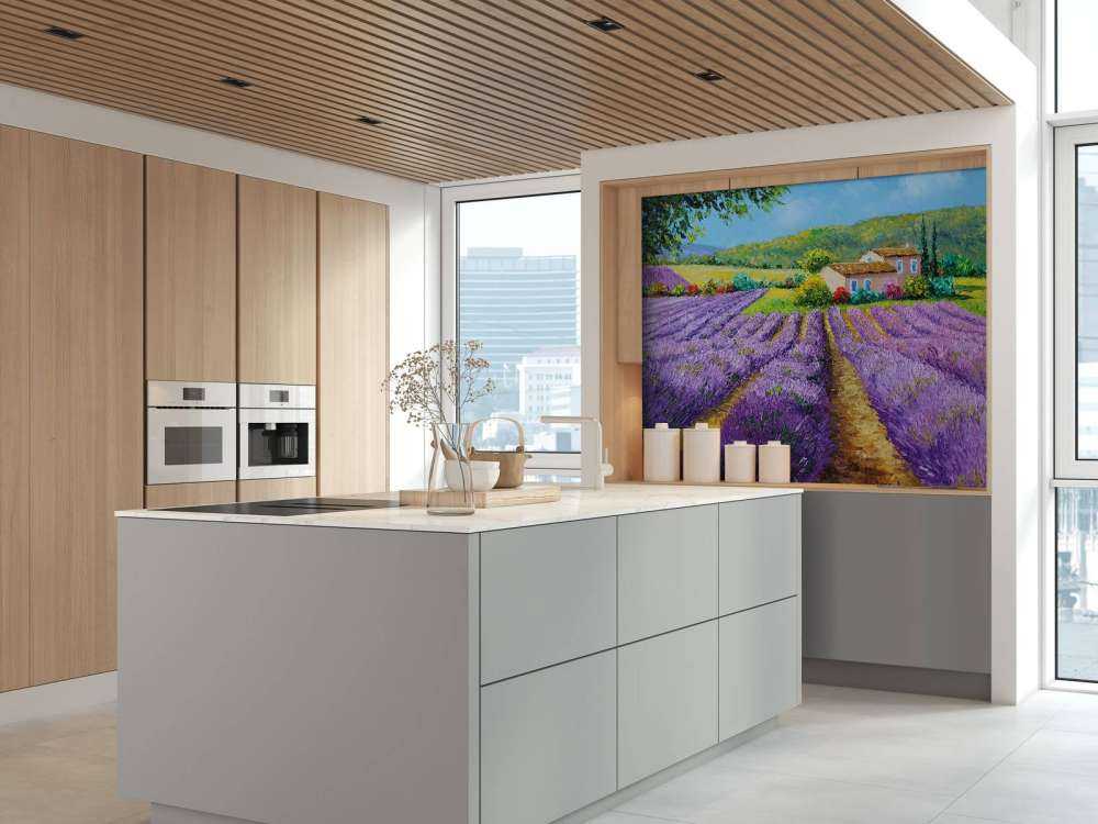 Lavender under linden