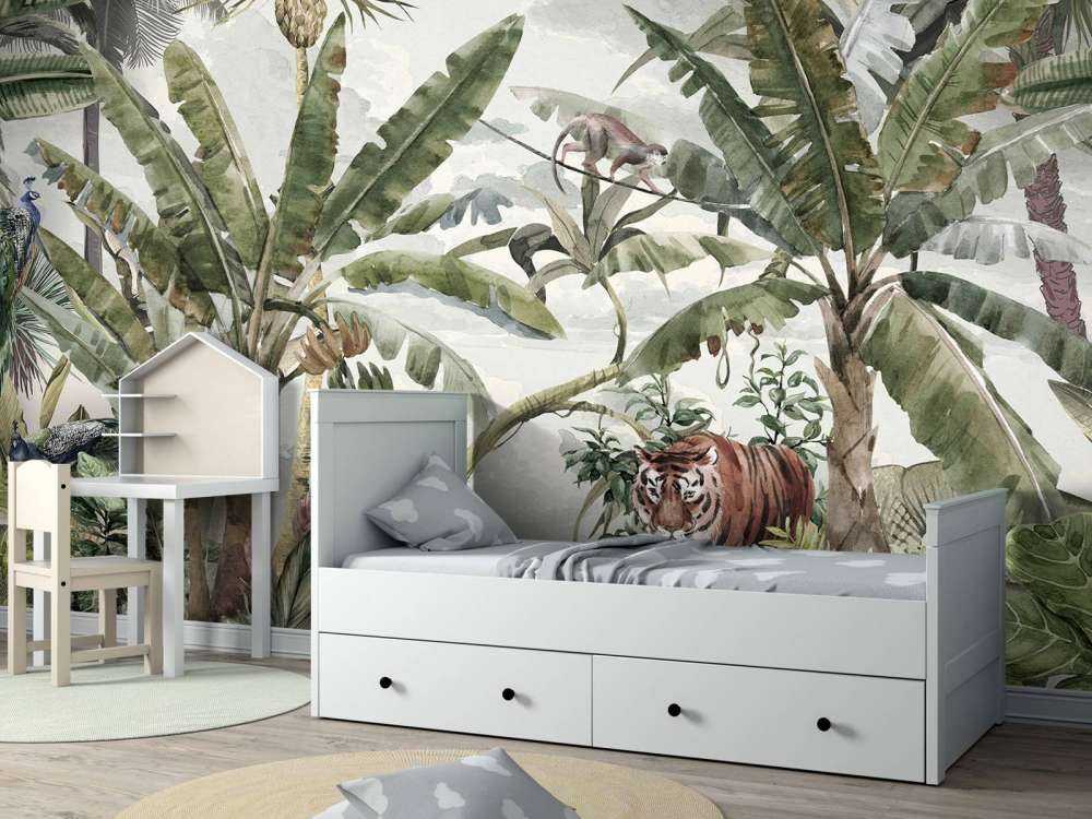 Tropikalny rysunek lasu deszczowego