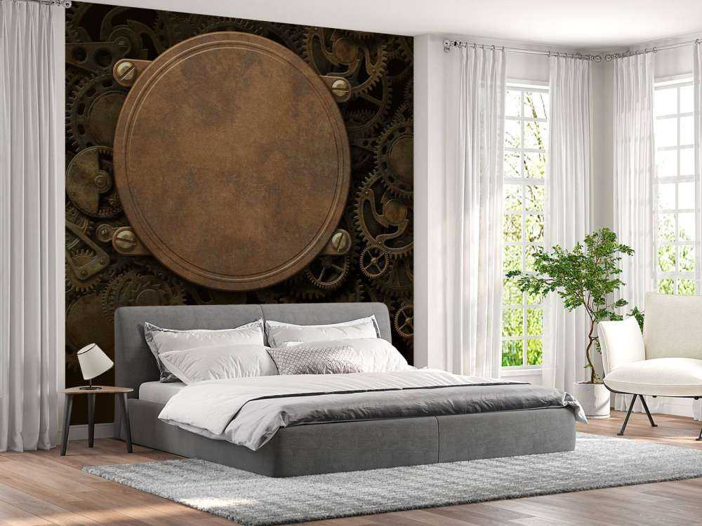 Miedziany mechanizm zegarowy