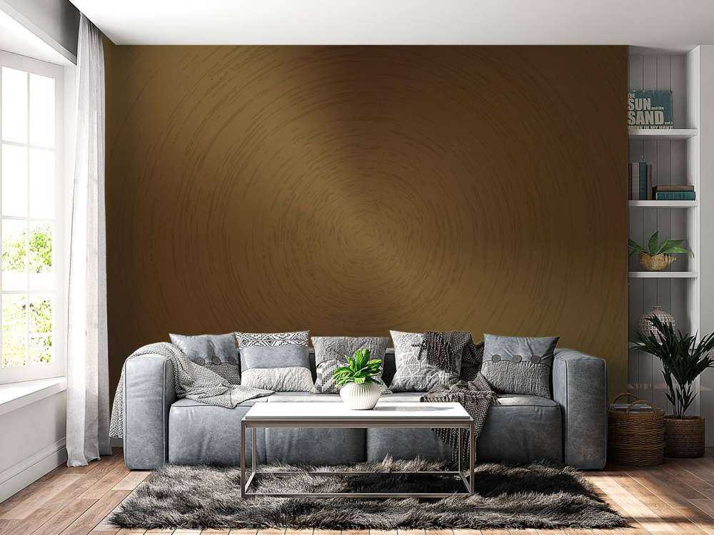 Brązowe, okrągłe tło