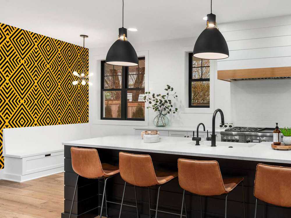 Czarny i złoty Art Deco