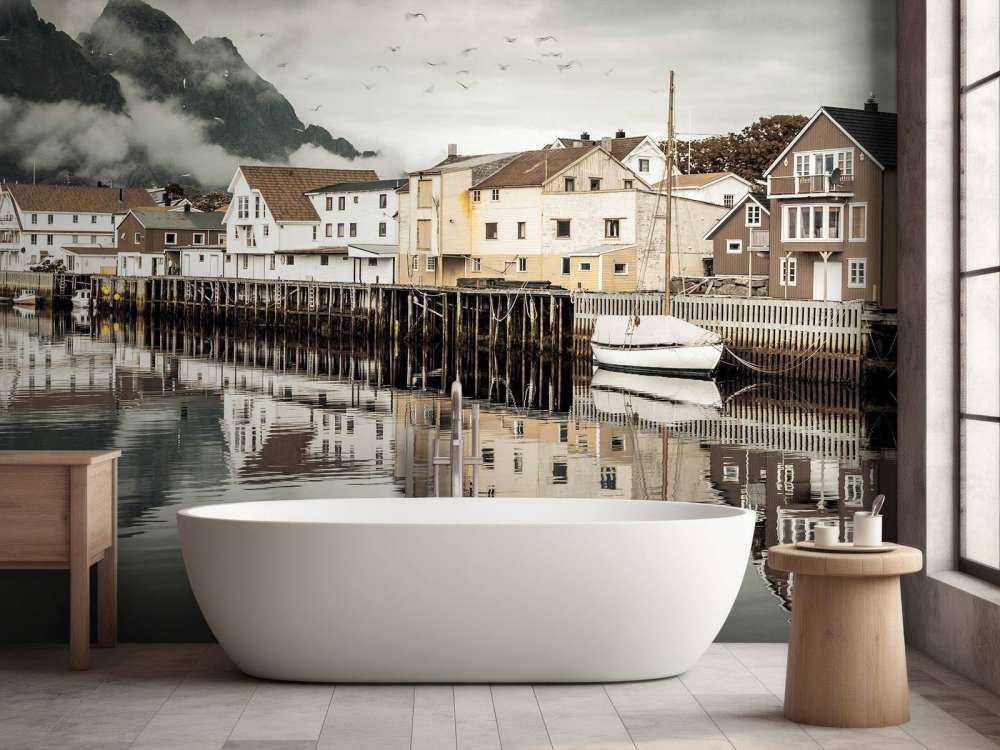 Wioska rybacka na Lofotach