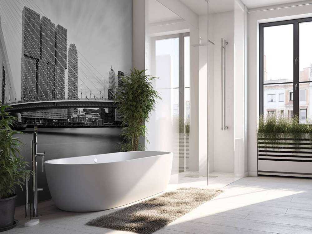 Mostek Erasmusa czarno-biały 