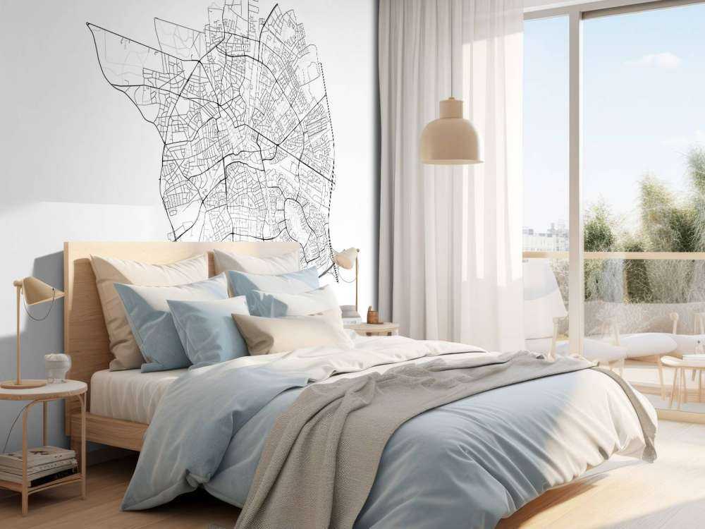 Mapa Apeldoorn, biała