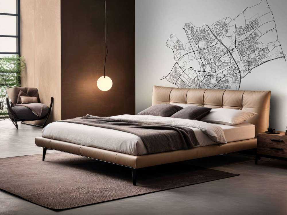 Mapa Den Bosch, biała