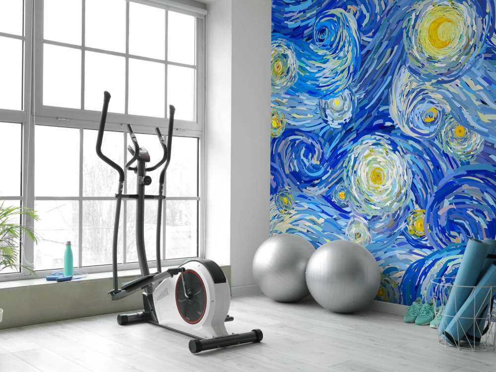 Gwieździsta noc ilustracja