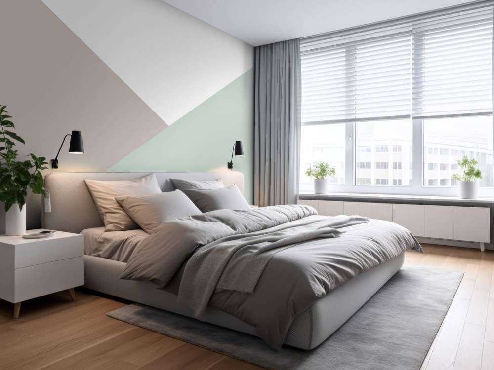 Trójkąt w pastelowych kolorach