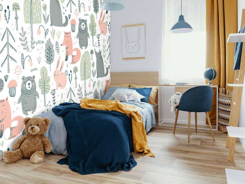 Barwne zwierzęta leśne