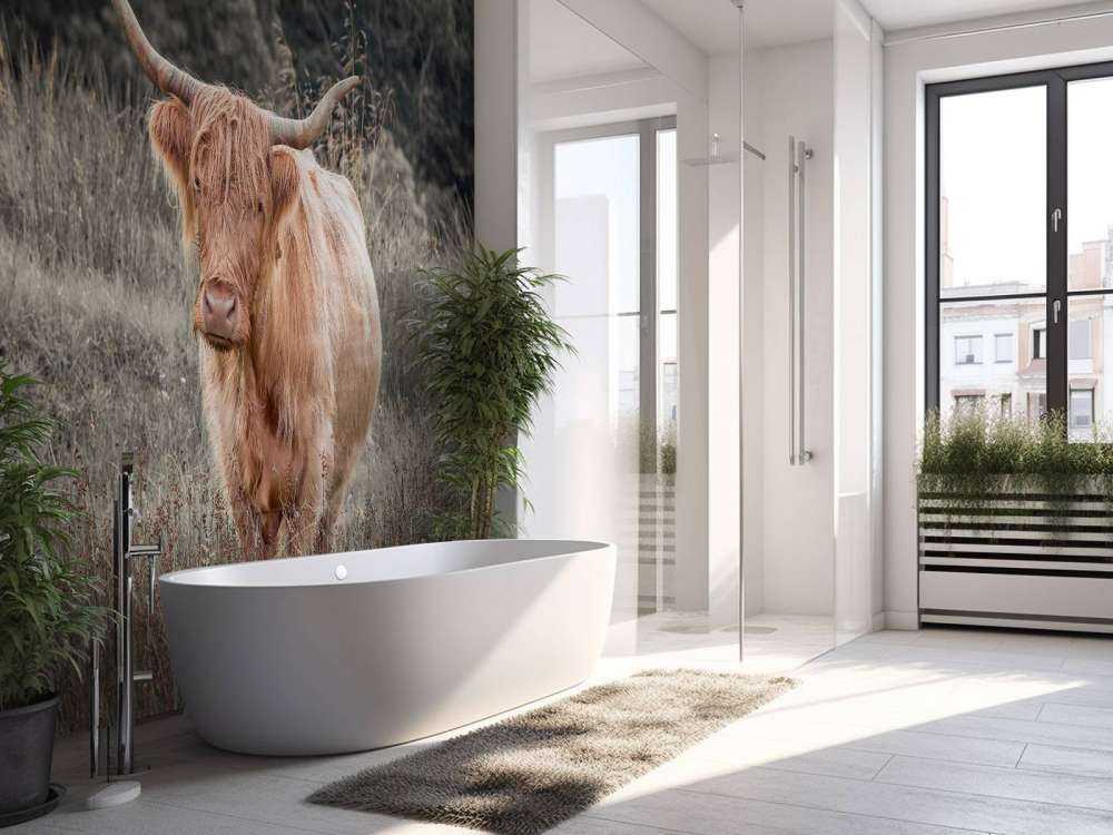 Szkocki wyżyn na polu