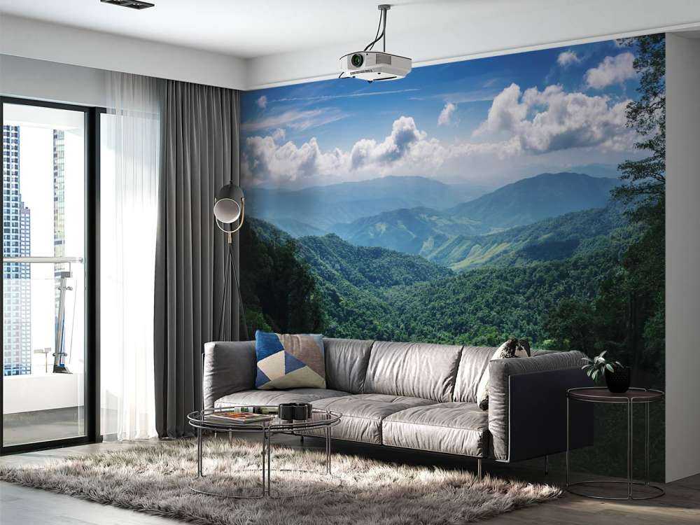 Zielony las tropikalny