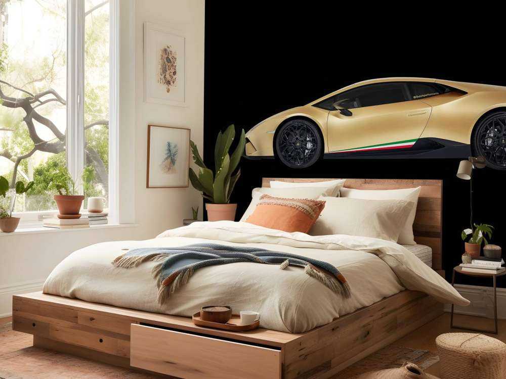 Lamborghini Huracán - Bok, czarny