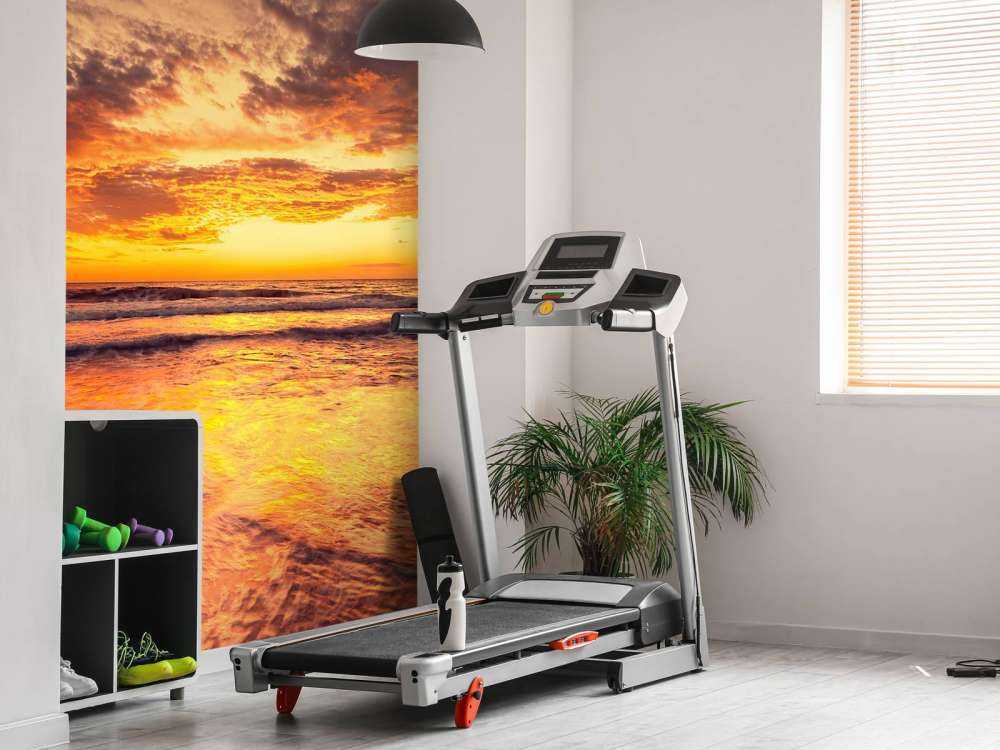 Piękny wschód słońca