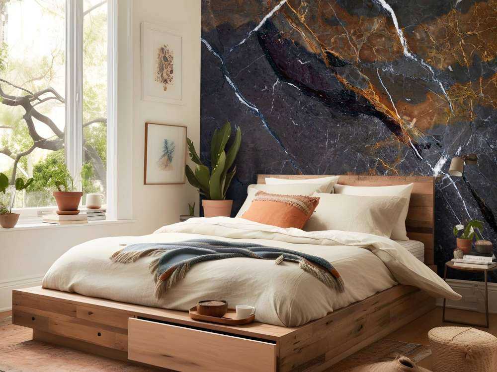 Marmur w ciepłych kolorach