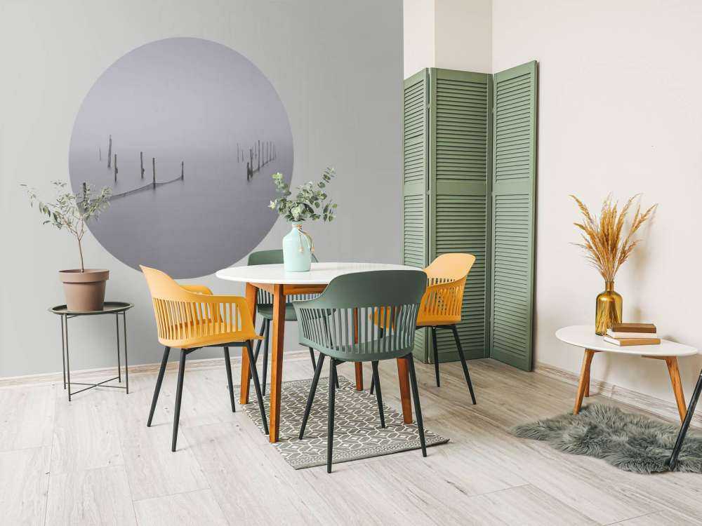 Sieci rybackie we mgle