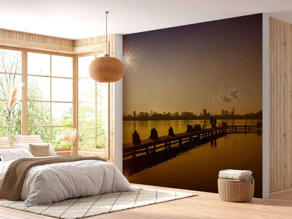 Relaks w Kralingse Plas w Rotterdamie 