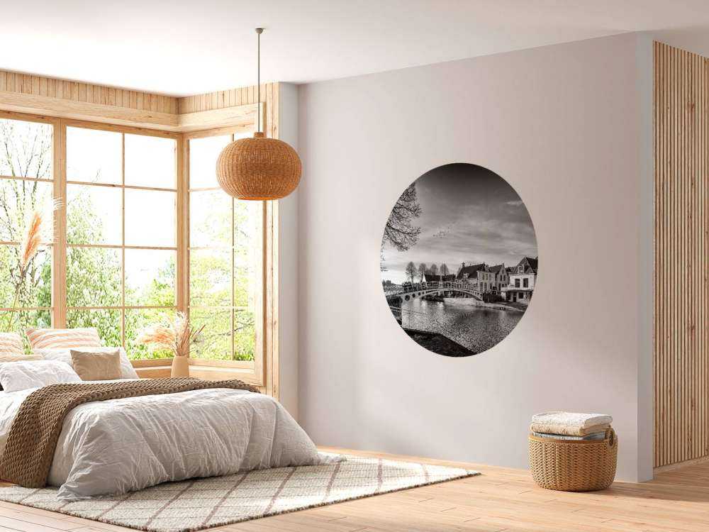 Miasto warowne Dokkum Most nad Klein Diep Fryzja 