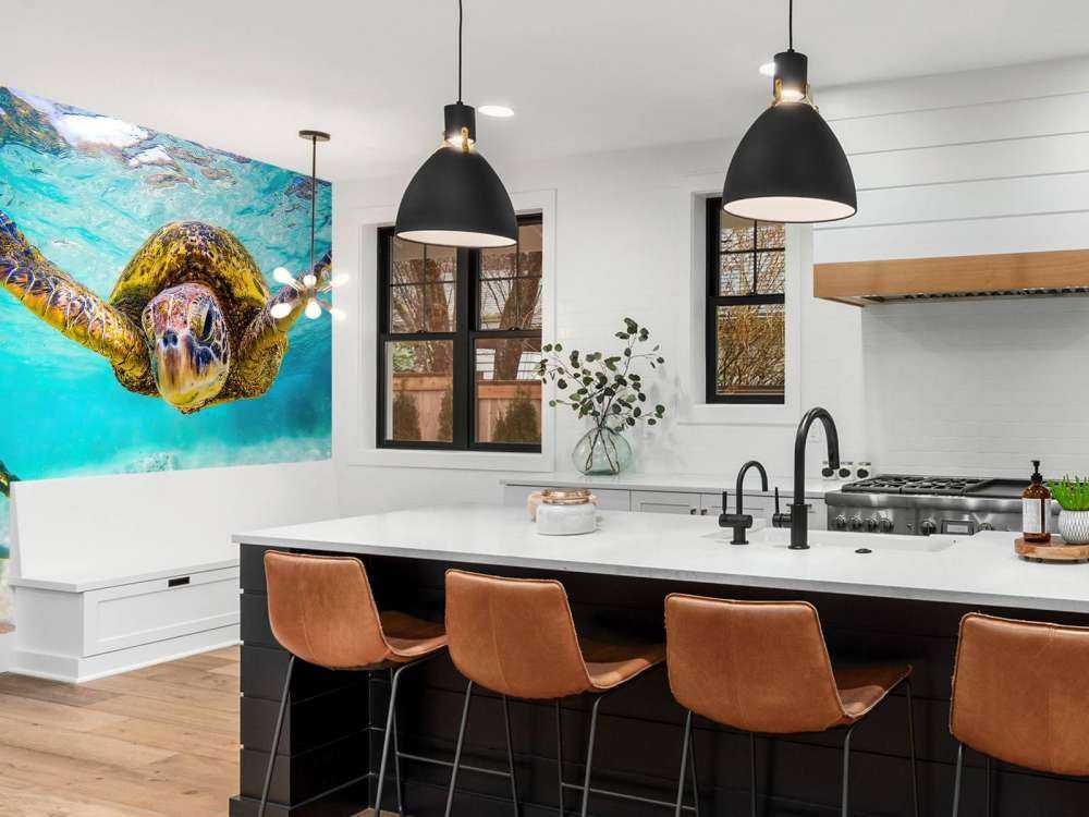 Żółw morski w oceanie