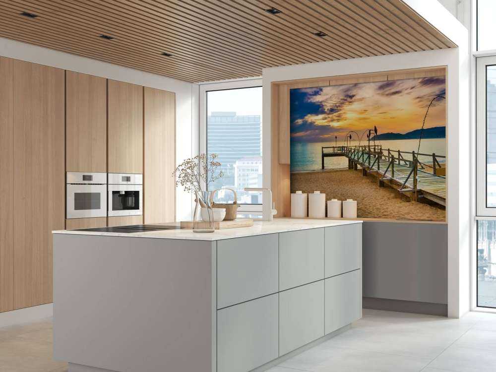 Wschód słońca nad morzem