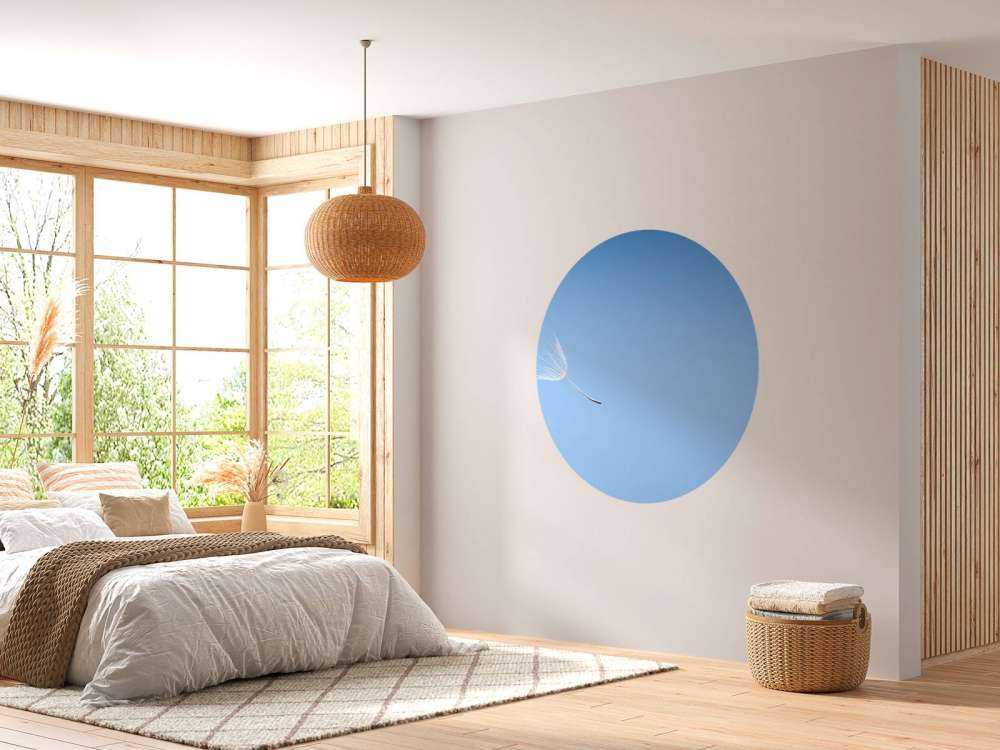 Latający puch mlecz lekarski