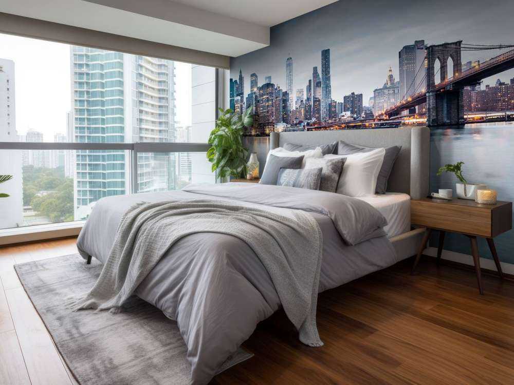 Zachód słońca w Nowym Jorku