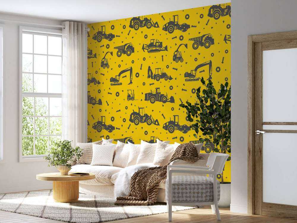 Ruch budowlany żółty