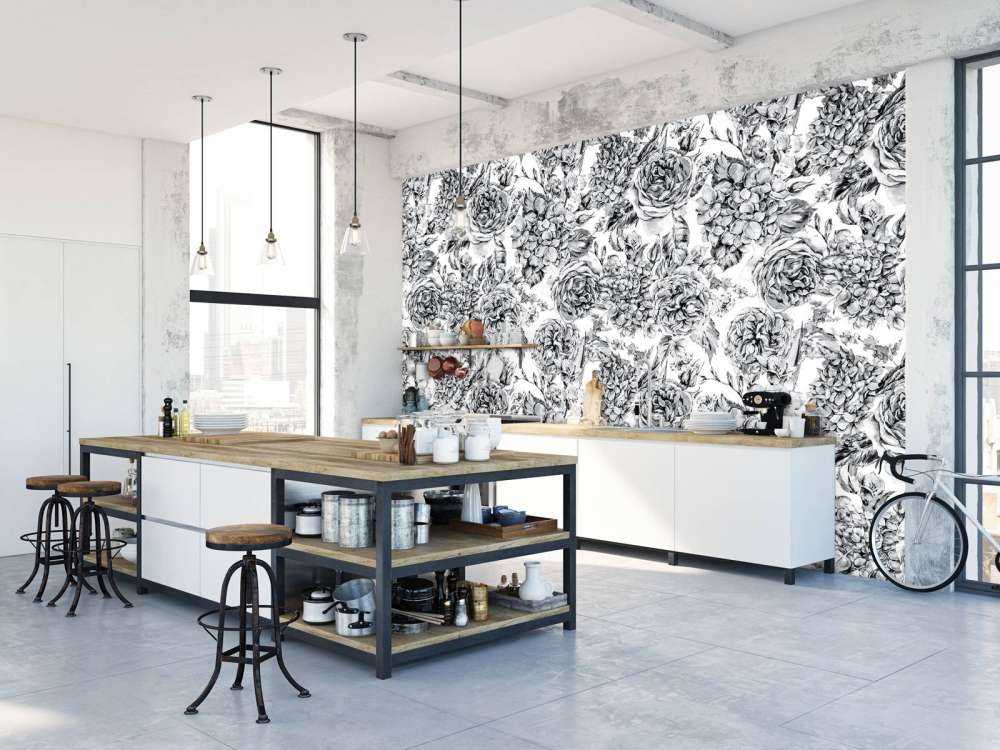 Czarno-Biały Ogród Kwiatowy