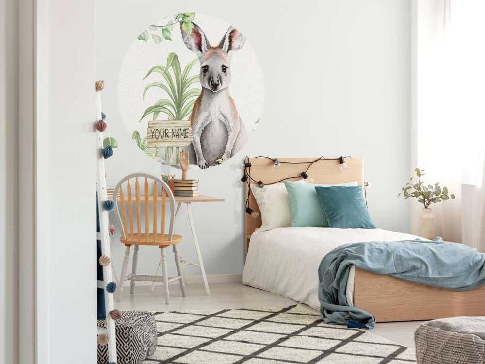 Dziecko kangur w dżungli