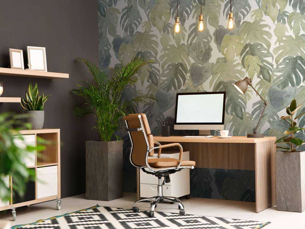 Tropikalne palmy akwarelowe