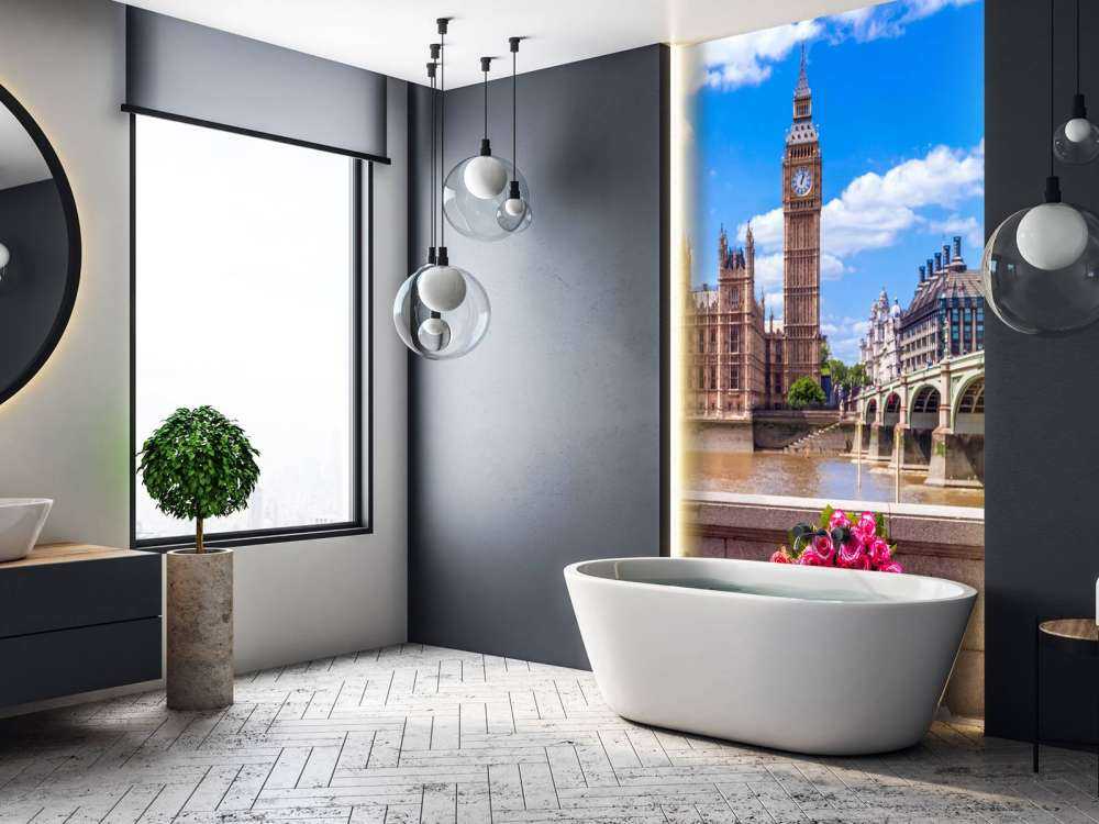 Różowe róże w Londynie