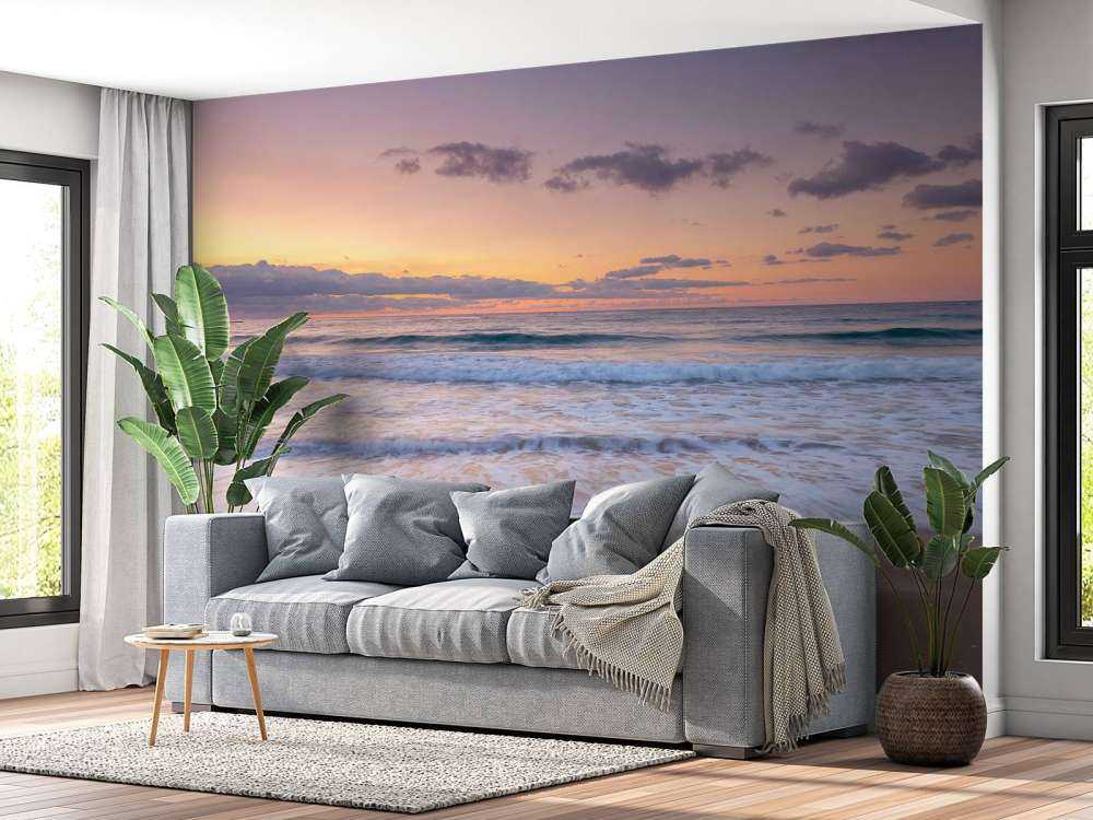 Kolorowy zachód słońca