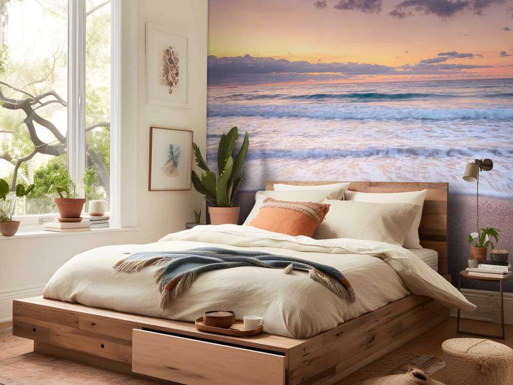 Kolorowy zachód słońca