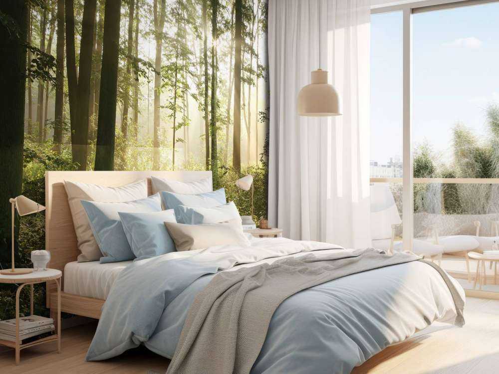 Mglisty las liściasty