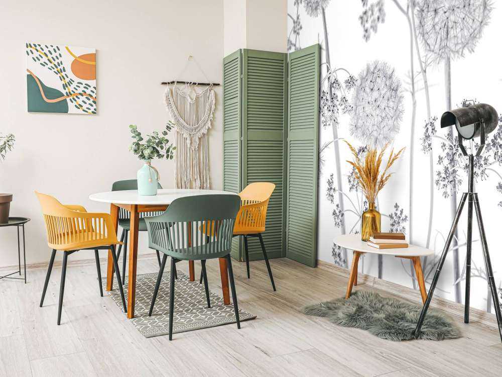 Kwiaty łąkowe w czerni i bieli