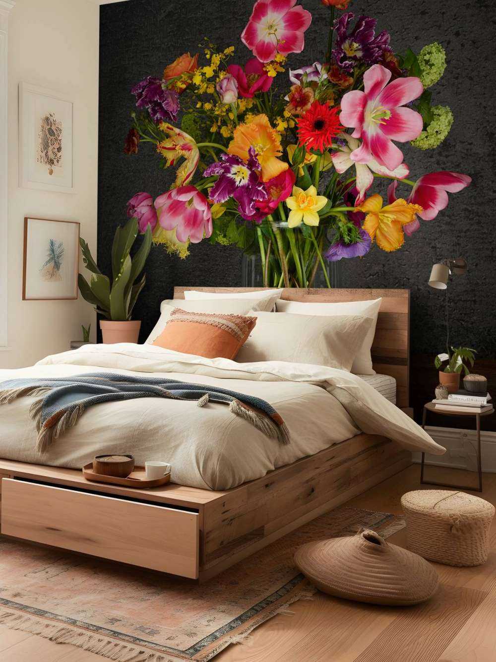 Kolorowy bukiet kwiatów