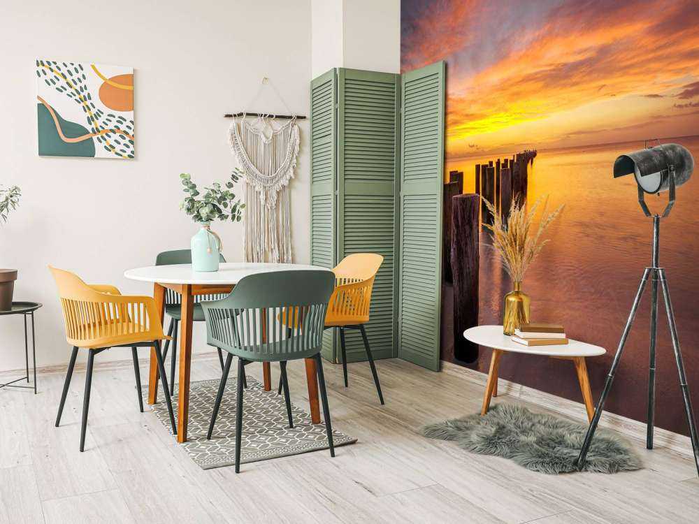 Falochrony o wschodzie słońca