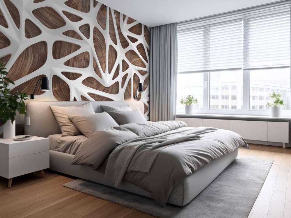 Biały wzór na drewnie