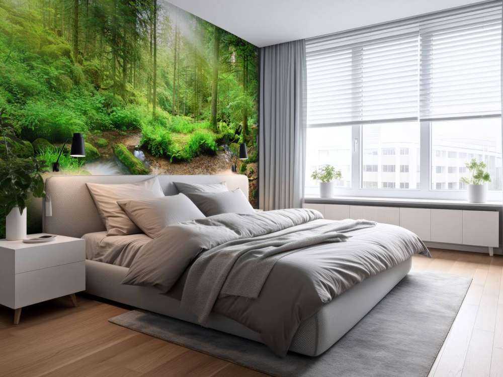 Urokliwy krajobraz leśny