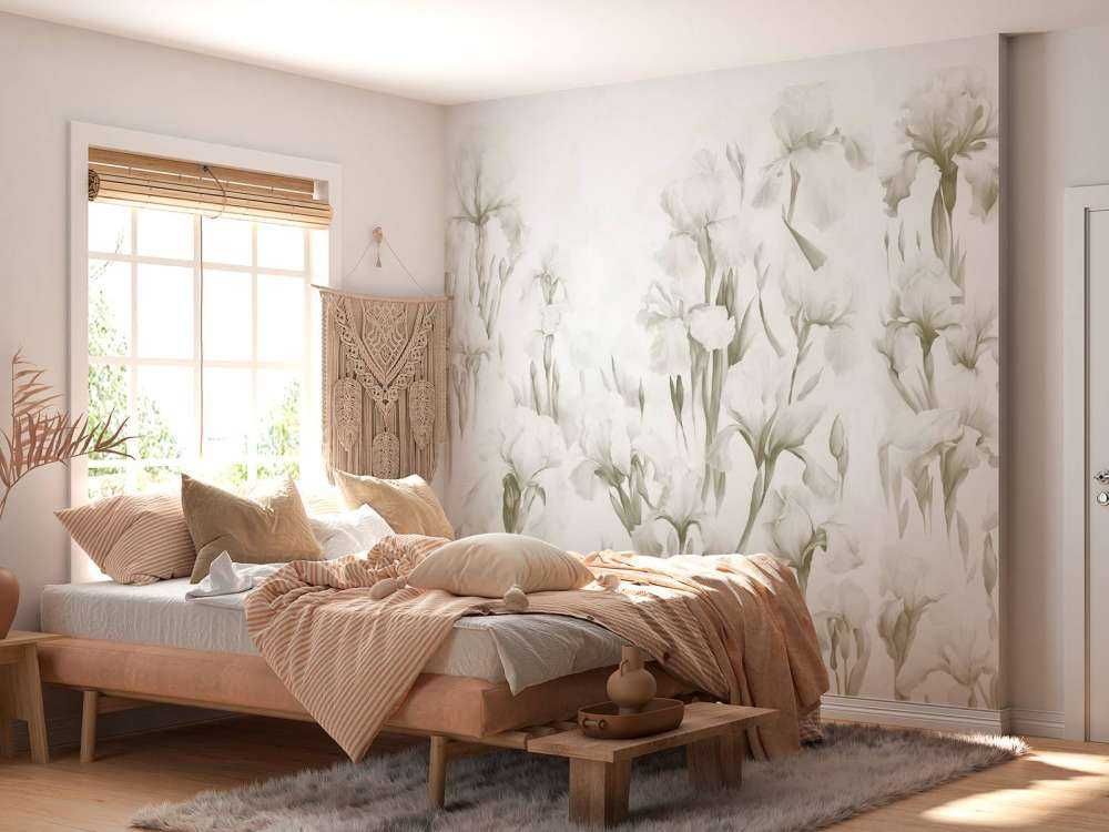 Irysy Tańczą Bezszwowe Światło Sepia