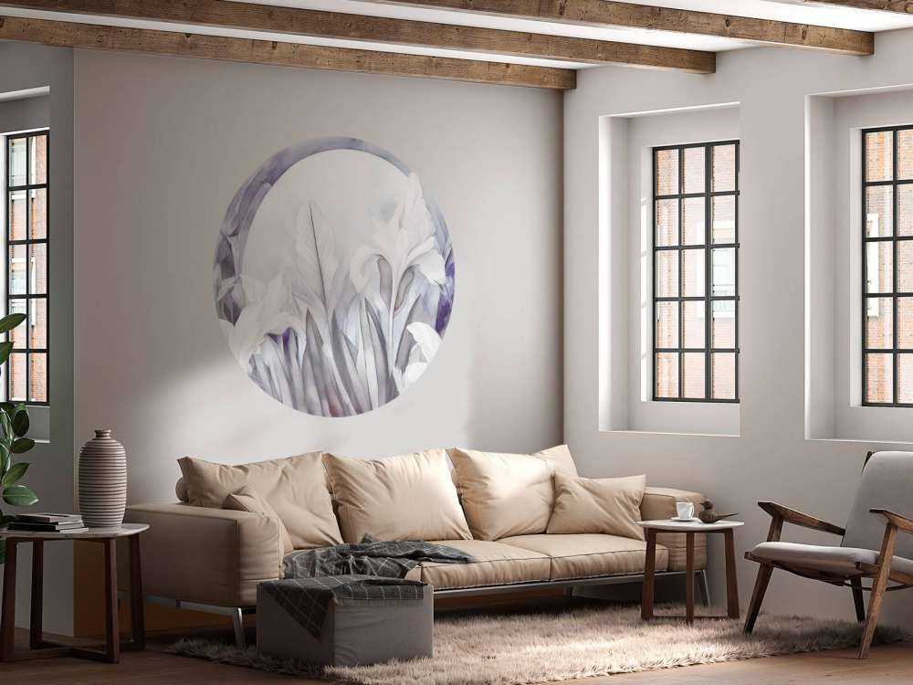 Irysy o wschodzie słońca fioletowe